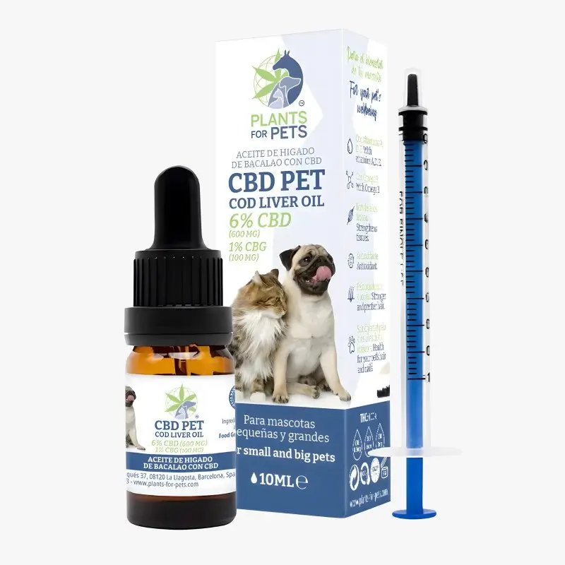 ÓLEO DE FÍGADO DE BACALHAU CBD 6% CBD 1% CBG 10 ML